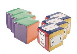 Dobbelsteen invulbaar klein