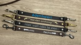 Bokriempje met tekst